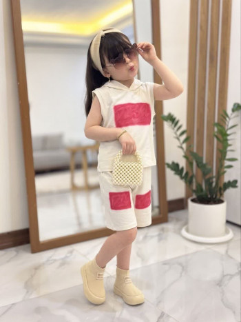 ست تاپ و شلوارک اسپرت کد 3022