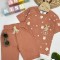 ست تیشرت و شلوارک مهتاب کوچولو کد 20349