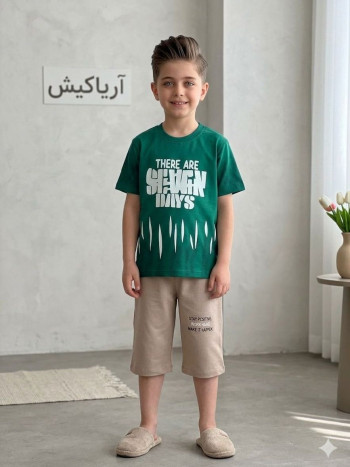 ست تیشرت و شلوارک کد 10405