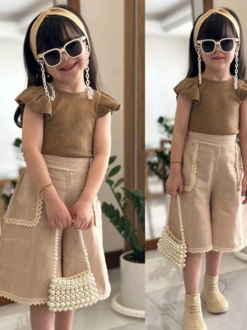 ست تاپ و شلوارک کد 20455